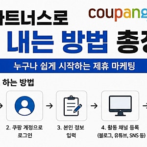 <무자본 부업> 쿠팡 파트너스 하는 법 총정리! 월 100만 원 수익 가능할까? 가입부터 링크 생성....