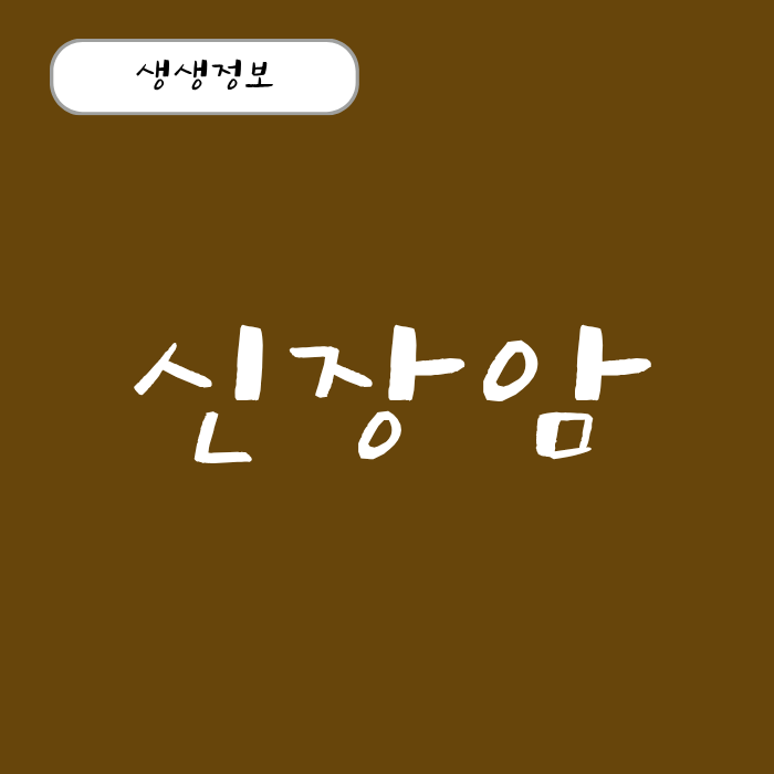 신장암 1기부터 4기 증상, 절대 놓치면 안 될 신호