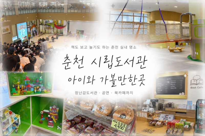 춘천 아이와 가볼만한곳, 춘천시립도서관 장난감도서관 후기