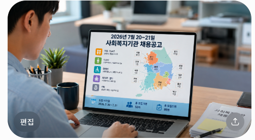 2026년 7월 20~21일 사회복지기관 채용공고 총정리｜지역별 사회복지사·요양보호사·생활지도....