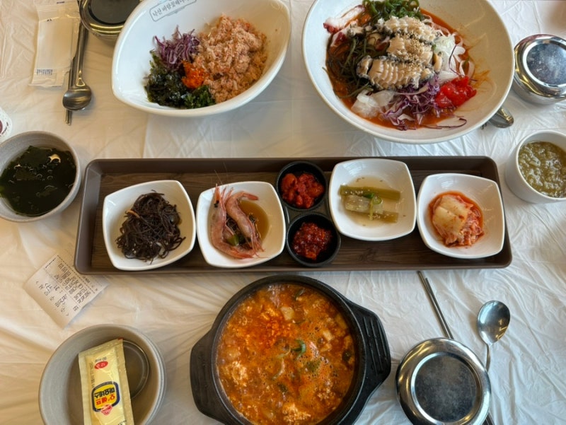 양양 맛집 추천 전복물회, 순두부, 비빔밥 낙산 바람꽃해녀마을