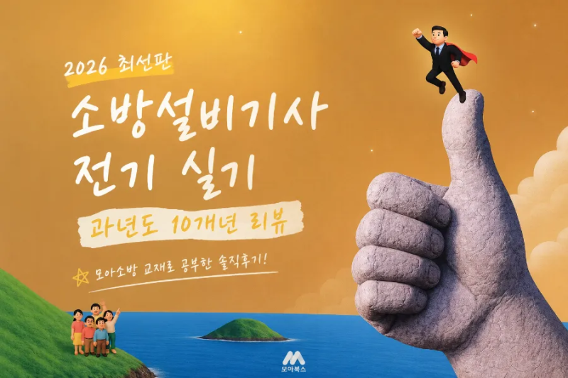 소방설비기사 전기 실기 과년도 교재 추천 (모아소방 초격차 과년도 10개년, 실제 사용 후기)