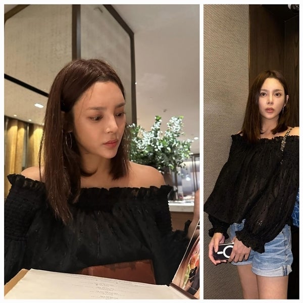 음주운전 2번·프로포폴 전력 박시연, 명품백 스타일링 근황
