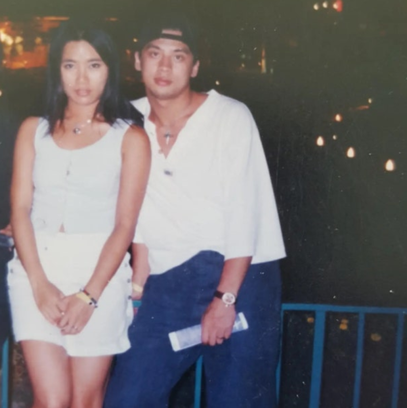 권오중♥엄윤경, 결혼 전 사진 공개…30년 전 어깨 맞댄 두 사람