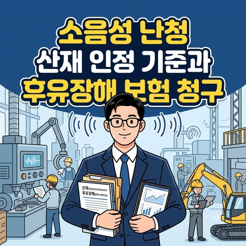 소음성 난청 산재 인정 기준과 후유장해 보험 청구 가이드