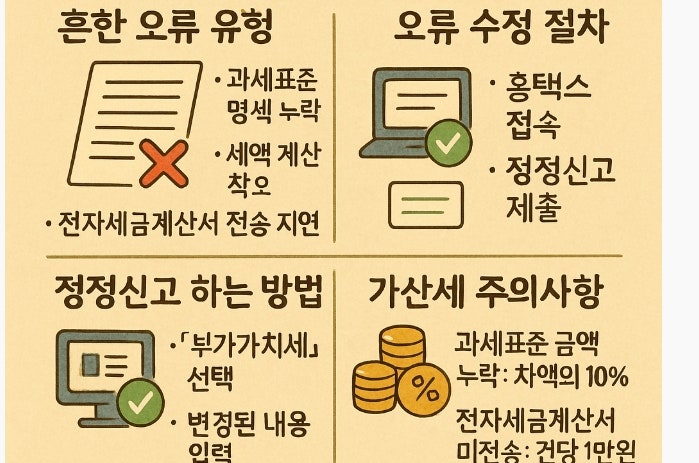 사업자 부가세 신고 가산세 폭탄? 3분 만에 해결하는 필수 체크리스트
