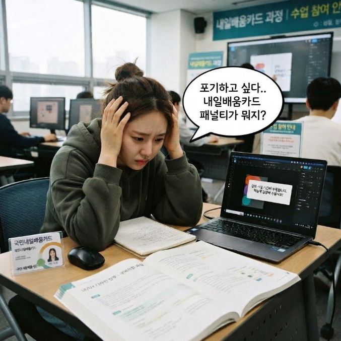 국민내일배움카드 중도포기 불이익 총정리! 패널티 안 받는 수강포기 기간은 언제까지?