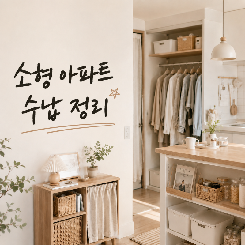 소형 아파트 수납 옷장 정리 아일랜드 식탁, 매일 치워도 어수선했던 이유