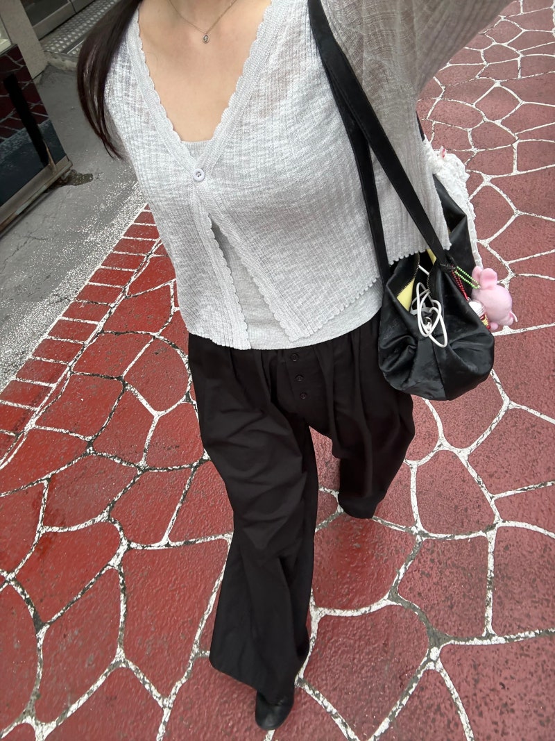 랑거 basic langer banding pants 후기 / 여름 최애 팬츠 소개 / 옷 수선 클립 사용법