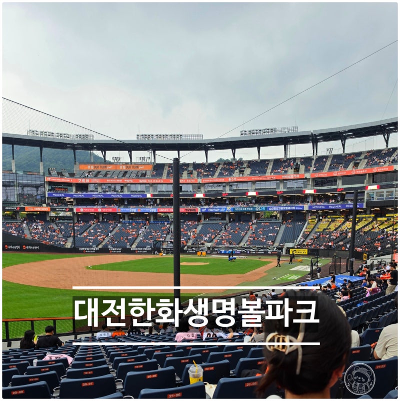 [한화생명볼파크] 3루 내야지정석A 122구역 24열 시야, 농심가락·북촌손만두 먹거리 후기