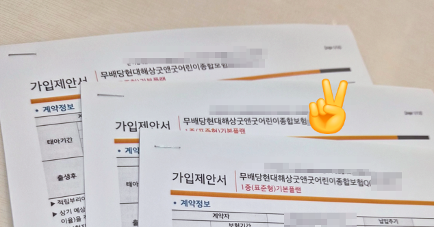 현대해상 태아보험 사은품 내돈내산 가입시기 후기 (마미톡, 베베폼, 베이비빌리 등)