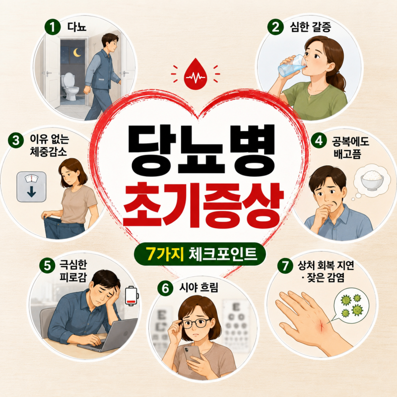당뇨 초기증상과 당뇨에 좋은 음식