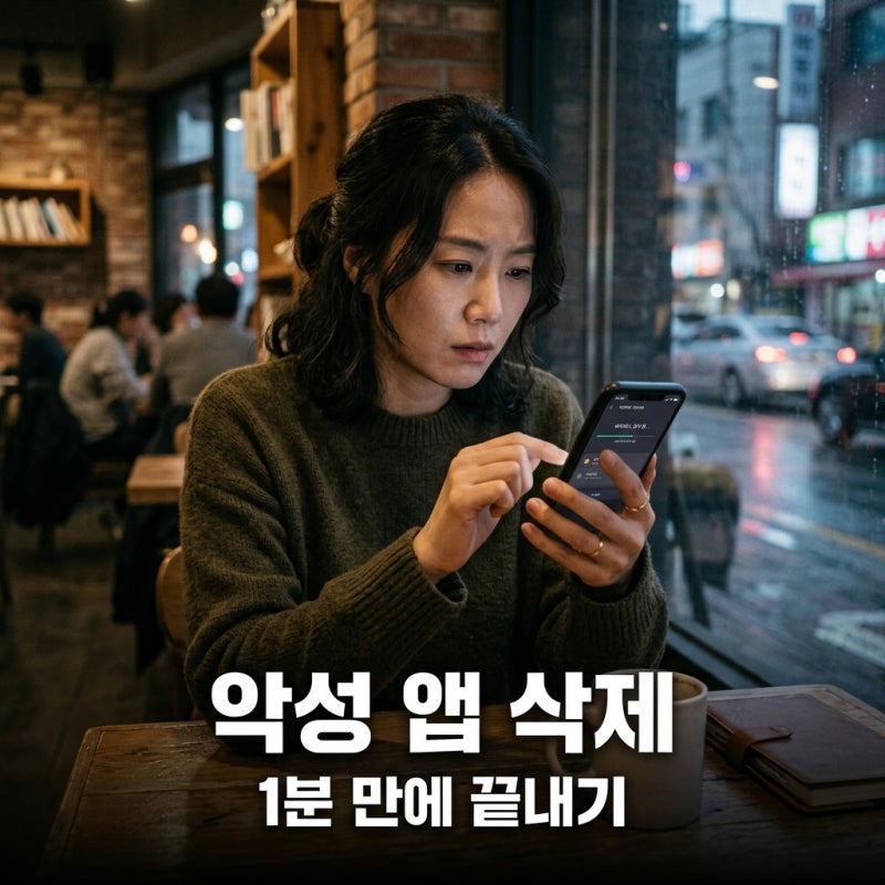 보이스피싱 악성 앱 1분 만에 찾아 삭제하기 (시티즌코난 활용법)