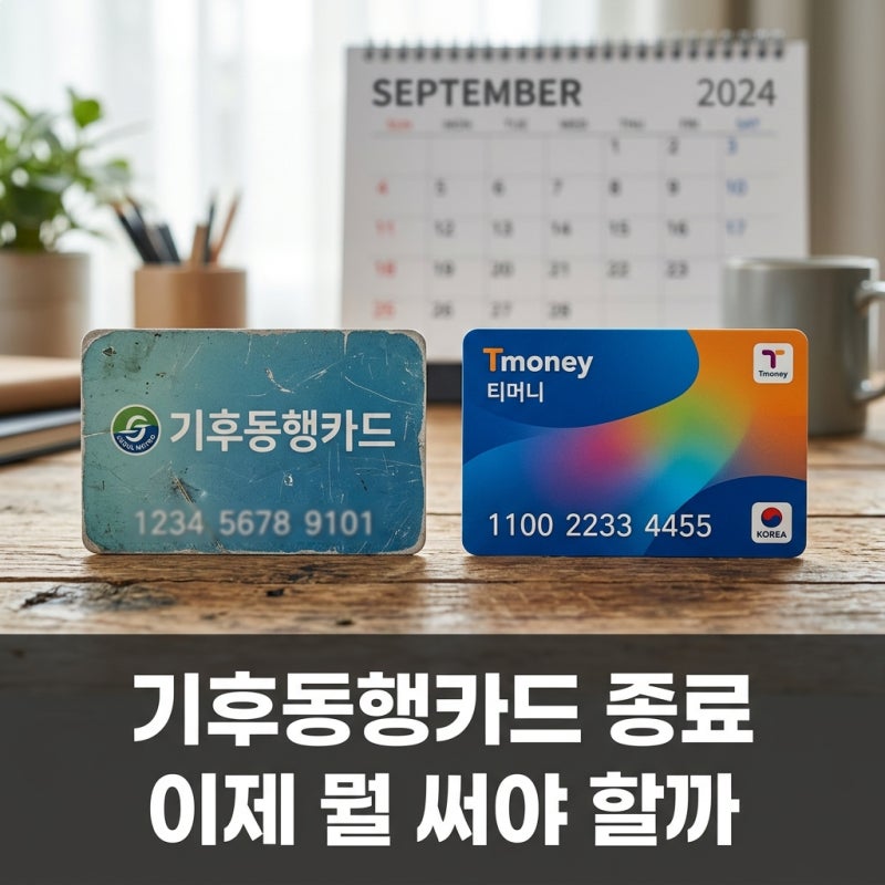 기후동행카드 종료, K-패스 갈아타기 전 꼭 확인하세요