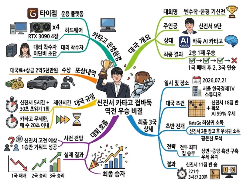 직접 지켜본 신진서 vs 카타고 최종 3국, 인간은 왜 결국 이겼을까?