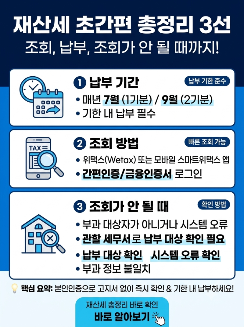 7월 위택스 재산세 조회 방법(+서울시 재산세 조회까지)