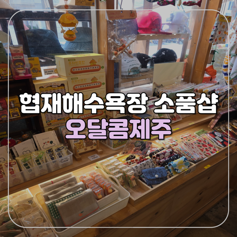 [제주/협재] 협재해수욕장 근처 제주 기념품 소품샵 오달콤제주 협재점