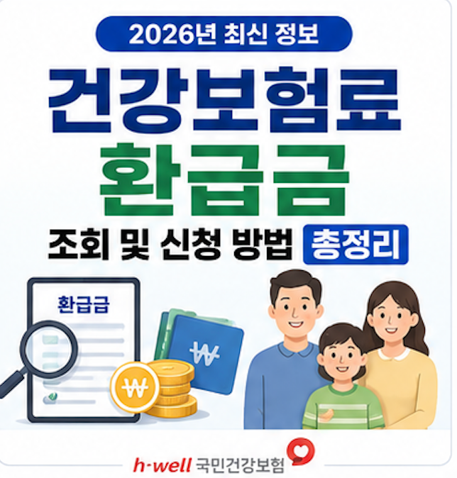 건강보험료 환급금 조회 및 신청 방법 총정리｜2026년 지급일까지 한눈에