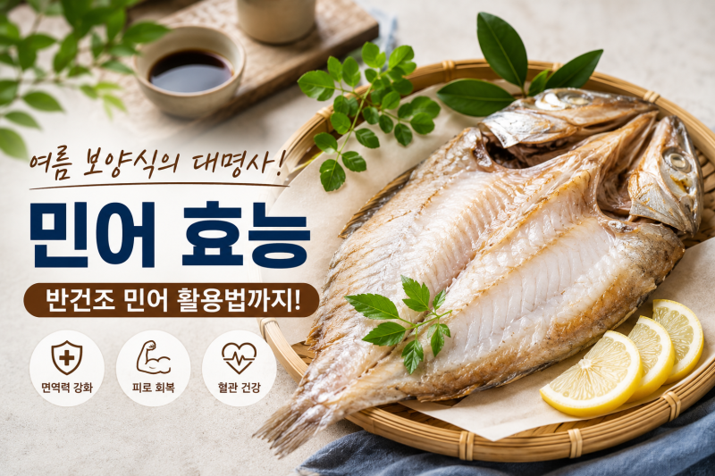 민어 효능 총정리! 여름 보양식부터 반건조 민어 활용법까지 한 번에 알아보기