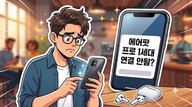 에어팟 프로 1세대 갑자기 연결 안 될 때 3분 만에 고치는 현실 후기