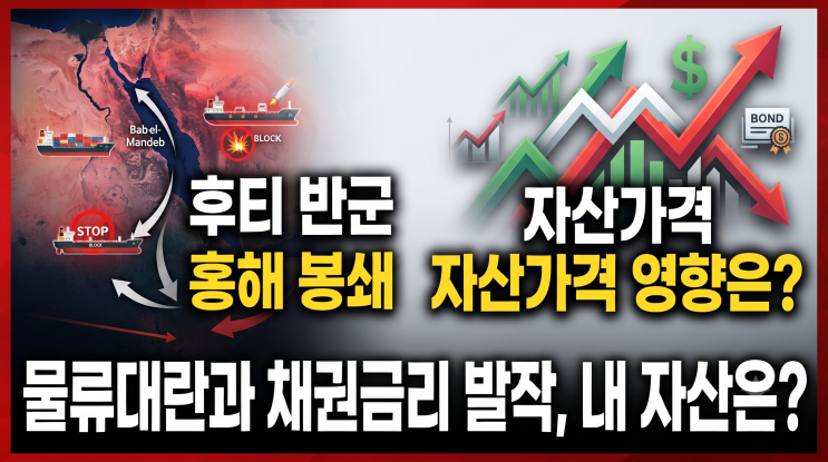 [경제 분석]<b>후티 반군</b>의 홍해 봉쇄와 글로벌 물류·채권시장... 