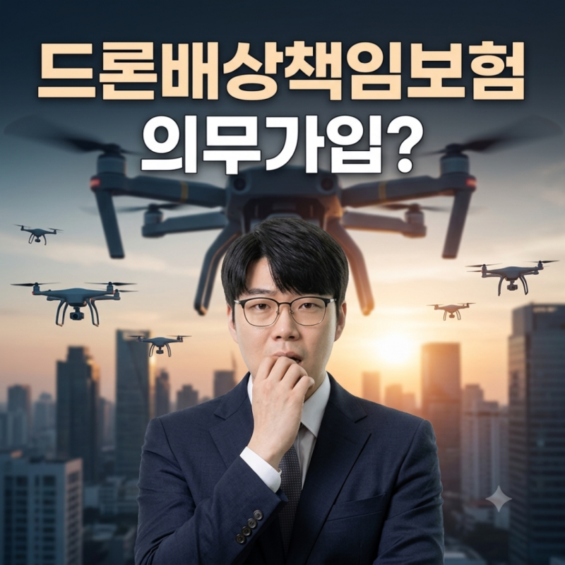 드론 사고 배상책임 보험 무조건 가입해야 하는 이유
