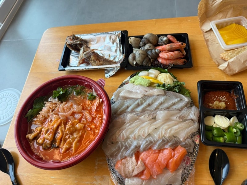 강릉 주문진 :: 해송횟집 배달 리뷰