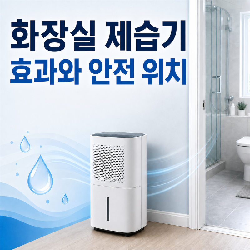 화장실 제습기 효과 있을까, 놓는 위치와 안전 사용 순서
