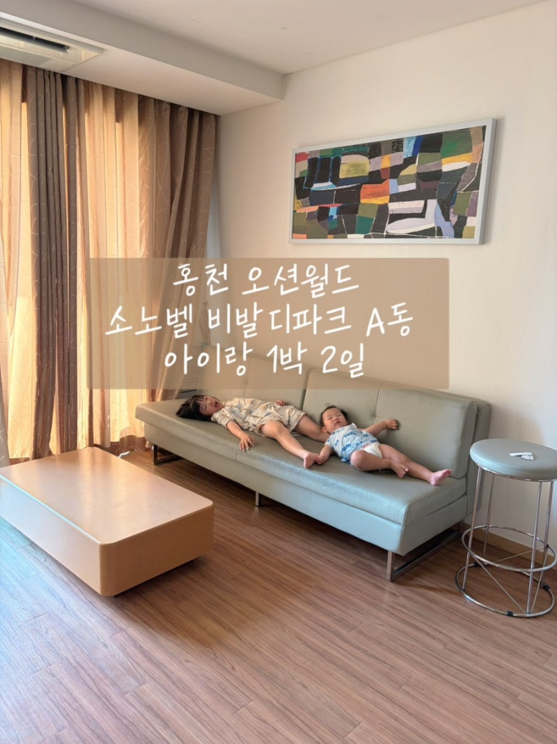 [오션월드] 홍천 소노벨 비발디파크 숙소 A동 / 오션월드랑 가까운곳 D동 + 16개월 유아 꿀팁