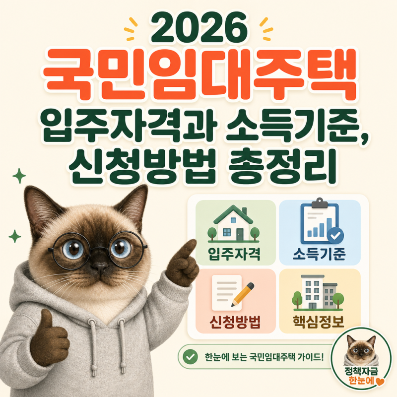 2026 국민임대주택 입주자격과 소득기준, 신청방법 총정리