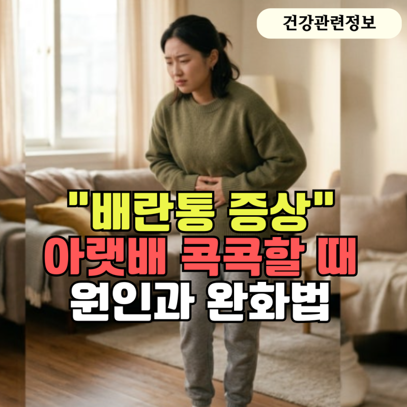 '배란통 증상' 아랫배 콕콕, 정상일까? 원인부터 완화법까지 총정리