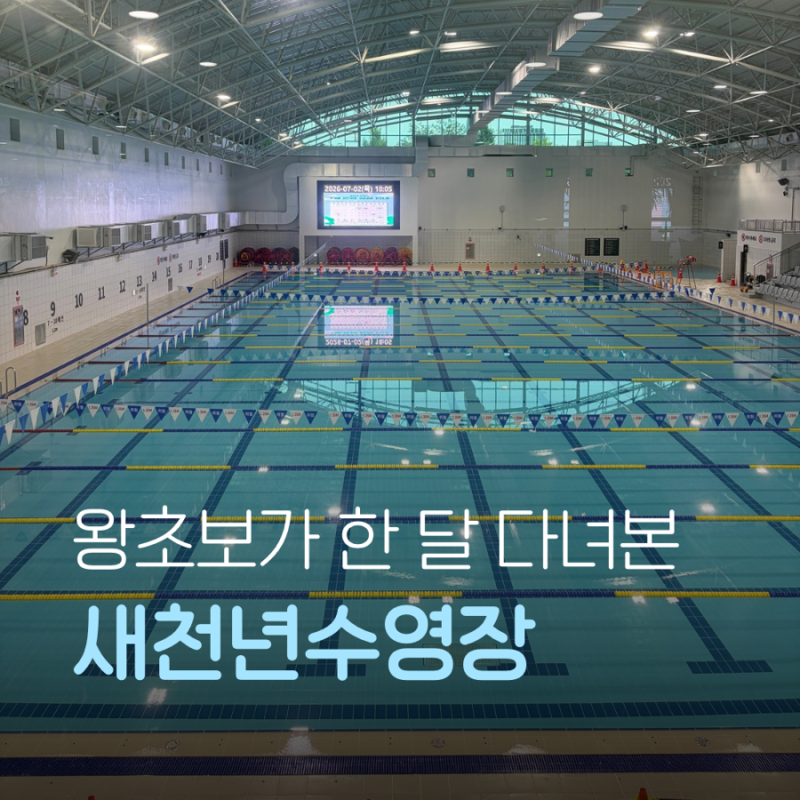 수원 새천년수영장 수영 강습 후기｜신규 기초반 신청방법, 수강료, 시설까지 총정리