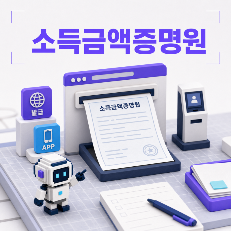 2025년 소득금액증명원 종합소득세 신고분, 2026년 7월 1일부터 발급 가능