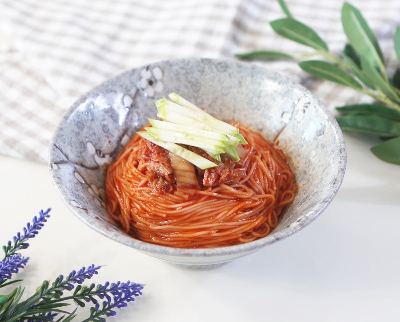 비빔국수 양념장 김치 비빔국수 레시피