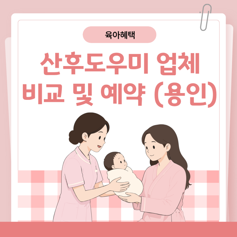 용인 산후도우미 업체 비교부터 예약까지 (feat. 초산맘 기준 선택 이유)