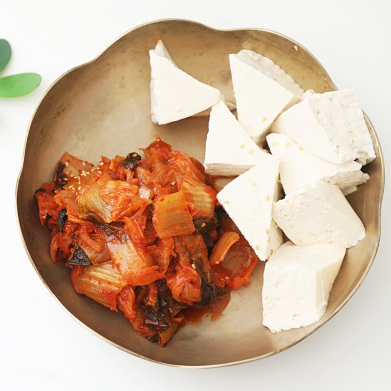 류수영 두부김치 만드는법 김치볶음 레시피
