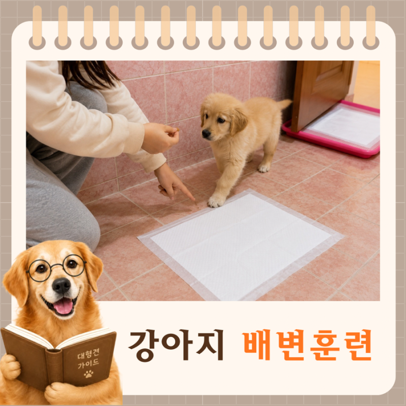 강아지 배변훈련 시기 방법 배변패드 실수 줄이는 팁