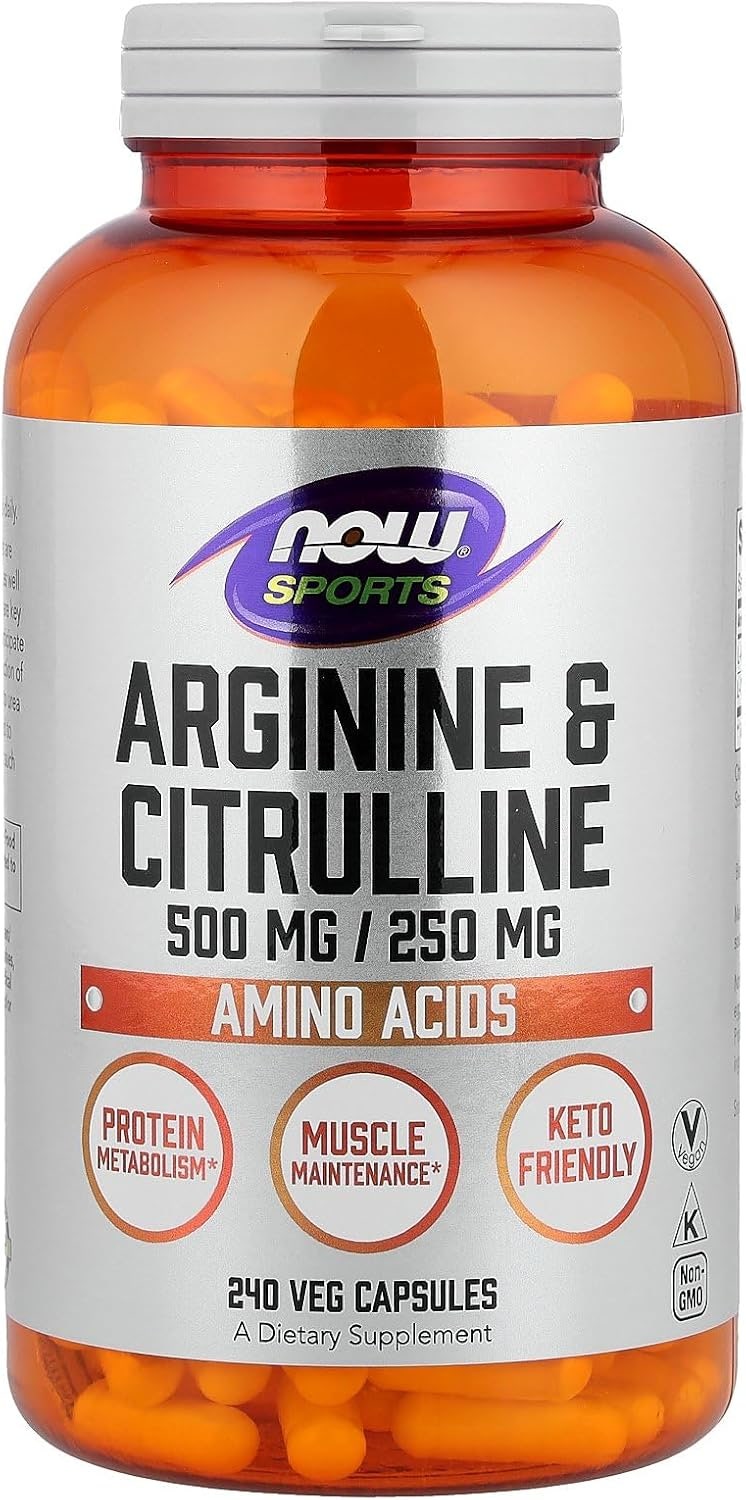 아르기닌 시트룰린 같이 먹는 이유? 나우푸드 스포츠 750mg 성분·섭취법 총정리