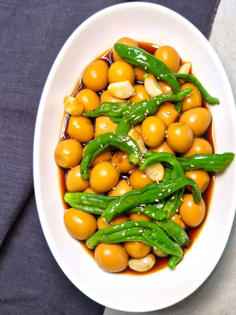 꽈리고추 메추리알 조림 황금 레시피 1kg 레시피