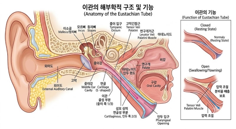 이관개방증 원인과 치료법