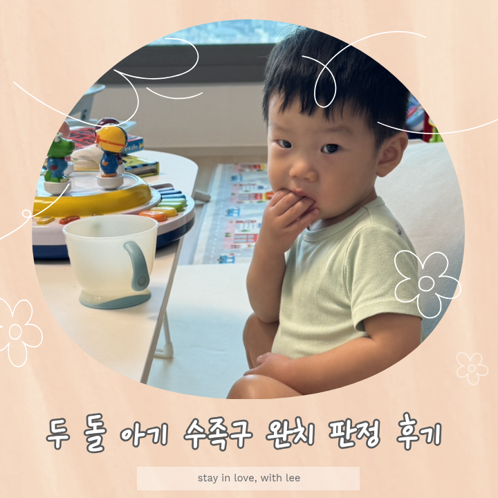 두 돌 아기 수족구 완치 판정 후기 (수족구 증상과 먹인 음식들, 수포 및 발진 연고 처방)