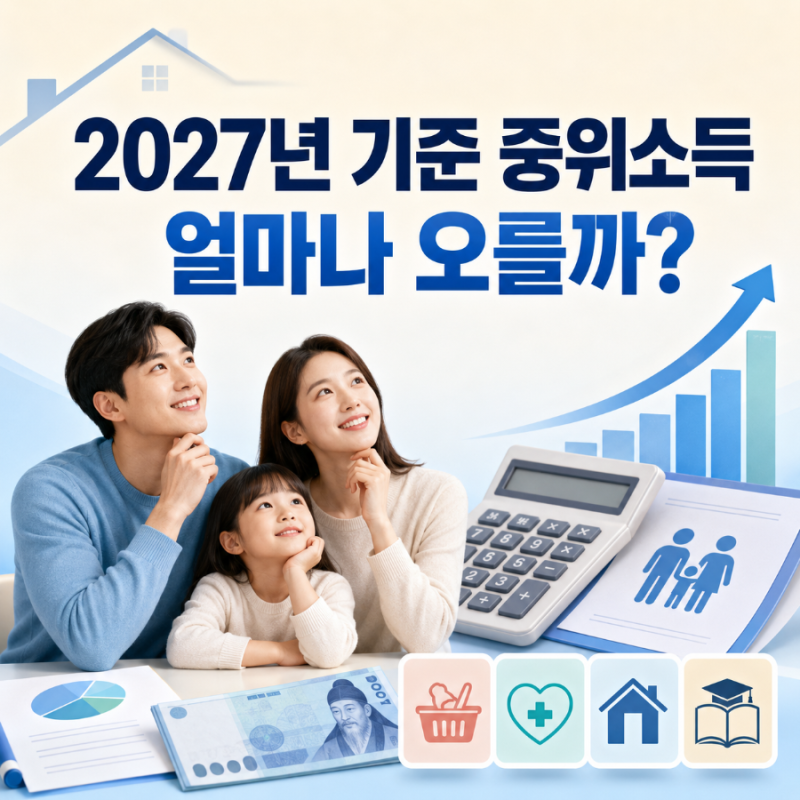 2027년 기준 중위소득 결정은 언제? 생계·의료·주거·교육급여 달라지는 점