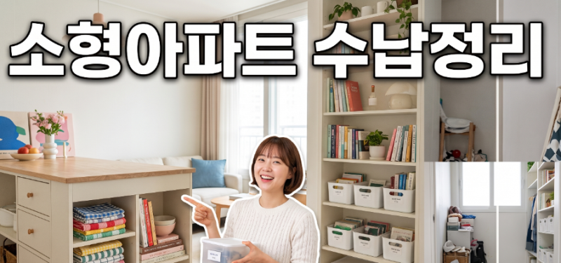 소형아파트 수납정리 좁은 집 2배 넖히는 실전