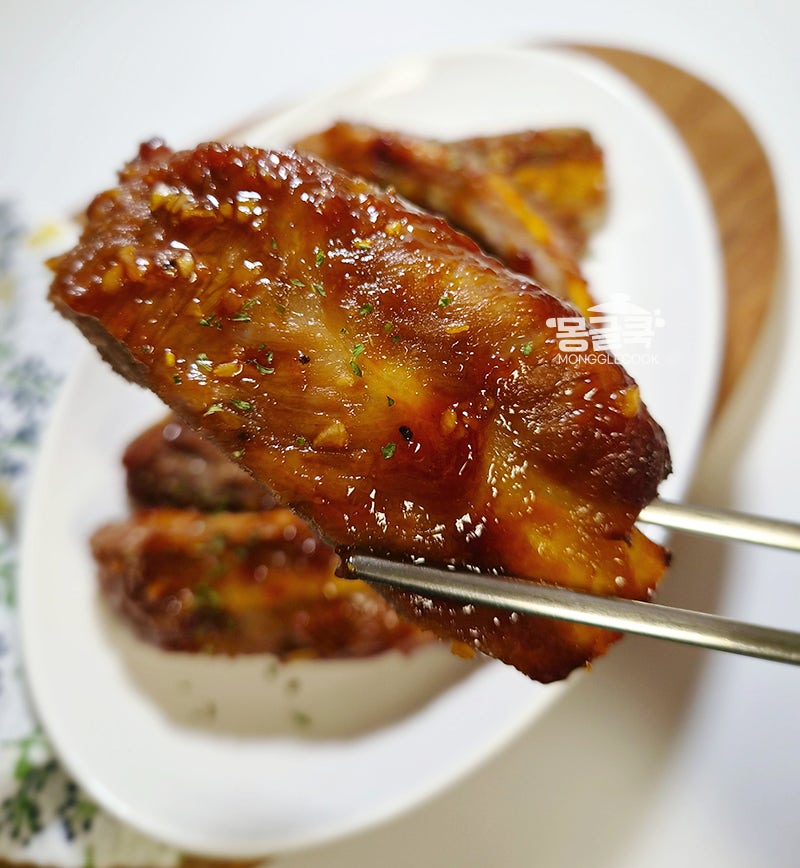 오븐 등갈비구이 레시피 부드러운 돼지 등갈비 간장 양념 만드는 법