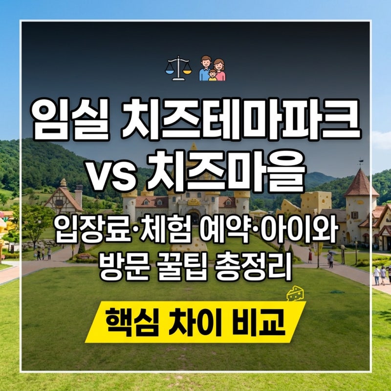 임실 치즈테마파크·치즈마을, 아이와 체험 예약 총정리