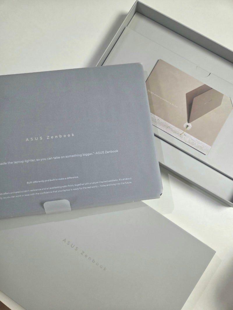 ASUS 노트북 젠북 A14 스냅드래곤X 윈도우11 800g 초경량 노트북 리뷰