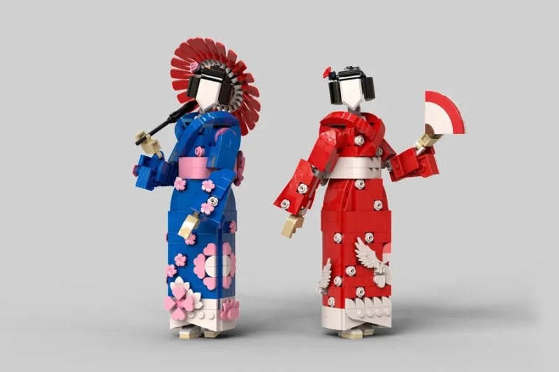 [IDEAS] 일본의 전통미를 브릭으로 빚다, 10K 클럽 인터뷰: LEGO Kimonos