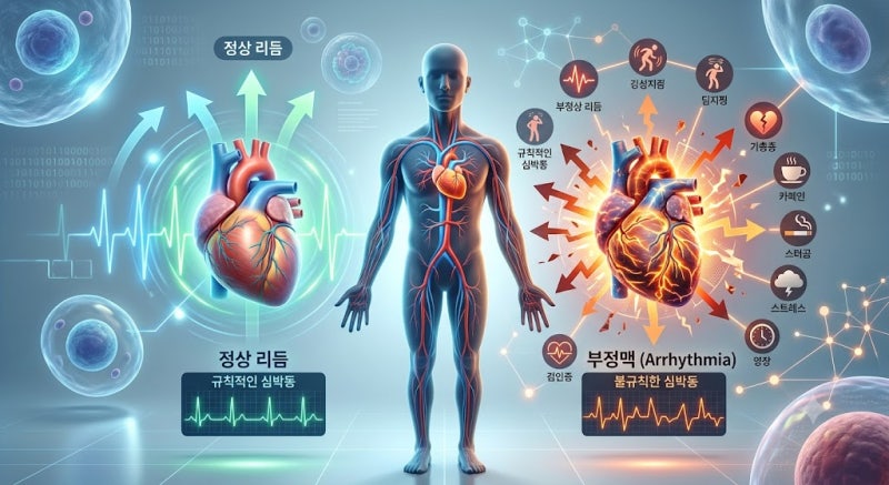 부정맥병원, 가슴 두근거림과 심장 쿵쾅거림, 원인과 치료법