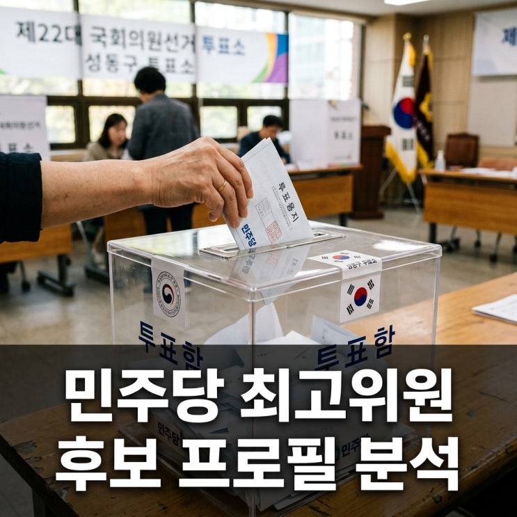 <b>민주당 최고위원</b> 후보 <b>명단</b>과 프로필, 예비경선 관전 포인트... 