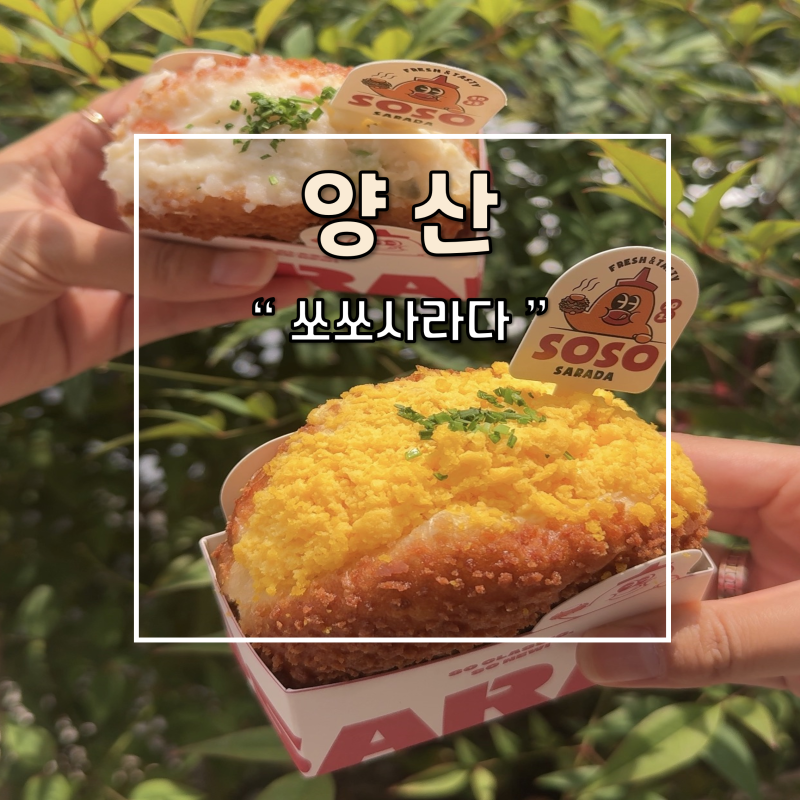 양산 새로 오픈한 쏘쏘사라다 범어점 후기